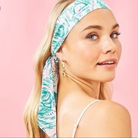 ‼️SOLD‼️ Lilly Pulitzer Colorful Camelflage head wrap - Picture 5 of 6